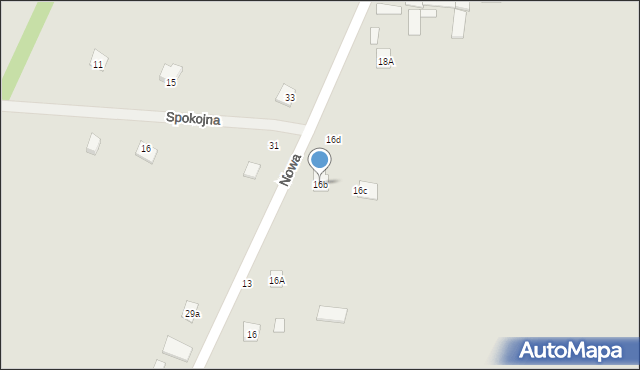 Kamionka, Nowa, 16b, mapa Kamionka