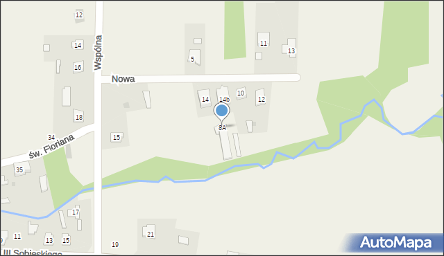 Karolówka, Nowa, 8A, mapa Karolówka