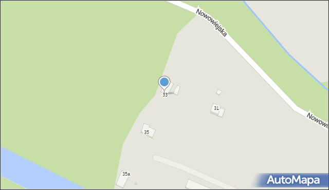 Kędzierzyn-Koźle, Nowowiejska, 33, mapa Kędzierzyna-Koźle