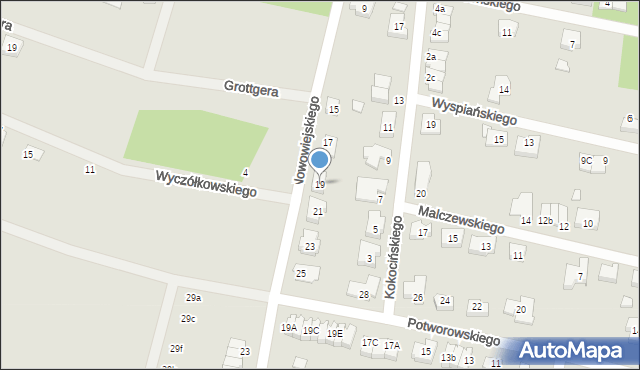 Kępno, Nowowiejskiego, 19, mapa Kępno