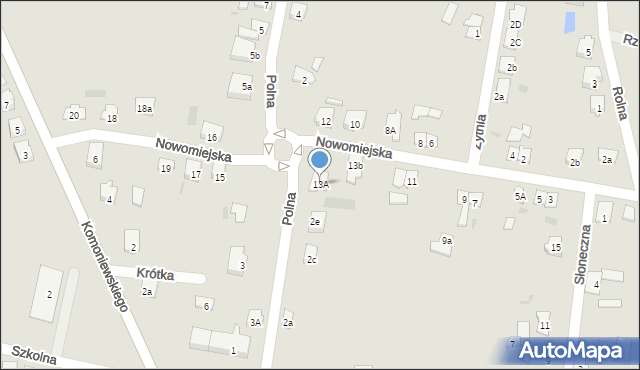 Kisielice, Nowomiejska, 13A, mapa Kisielice