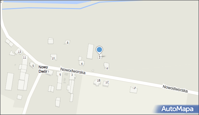 Kluczbork, Nowodworska, 2, mapa Kluczbork