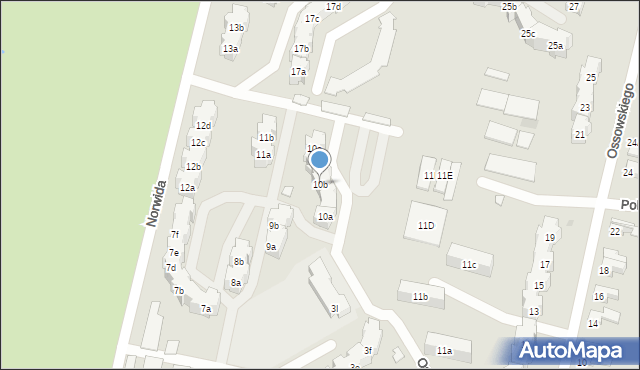 Kluczbork, Norwida Cypriana Kamila, 10b, mapa Kluczbork