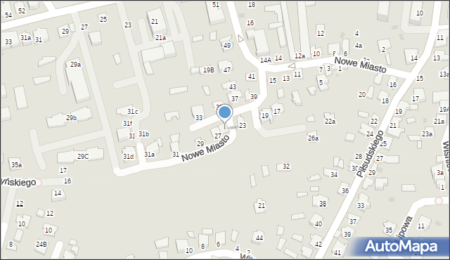 Kolbuszowa, Nowe Miasto, 27A, mapa Kolbuszowa