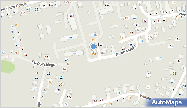 Kolbuszowa, Nowe Miasto, 31d, mapa Kolbuszowa