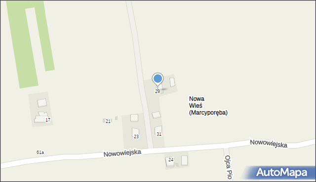 Kopytówka, Nowowiejska, 29, mapa Kopytówka