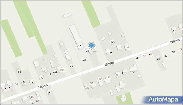 Kościelec, Nowa, 35, mapa Kościelec