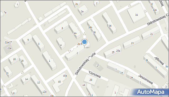 Kościerzyna, Norwida Cypriana Kamila, 2d, mapa Kościerzyna