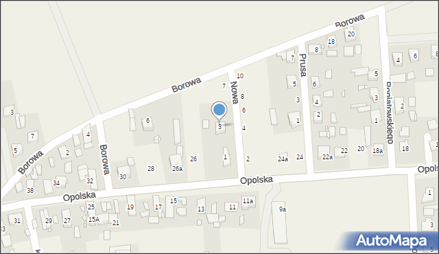 Kosorowice, Nowa, 3, mapa Kosorowice