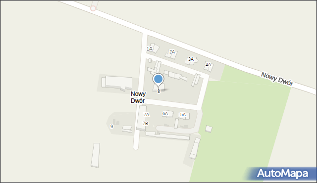 Kowalowice, Nowy Dwór, 8, mapa Kowalowice