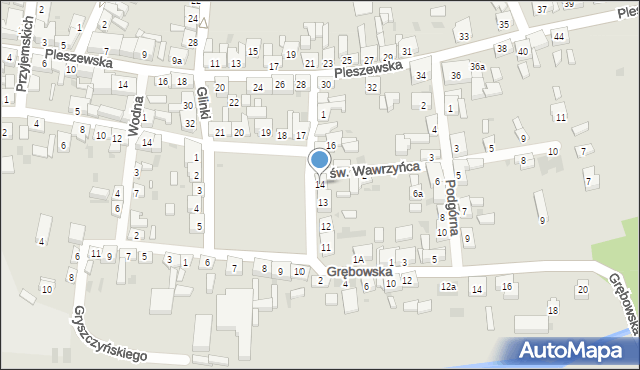 Koźmin Wielkopolski, Nowy Rynek, 14, mapa Koźmin Wielkopolski