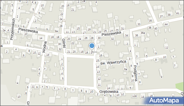 Koźmin Wielkopolski, Nowy Rynek, 17, mapa Koźmin Wielkopolski
