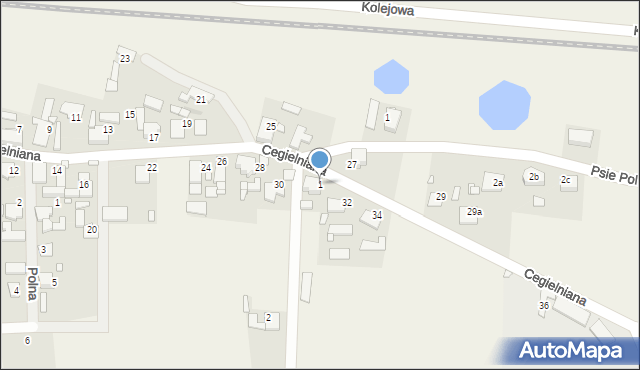 Krasiejów, Nowa, 1, mapa Krasiejów