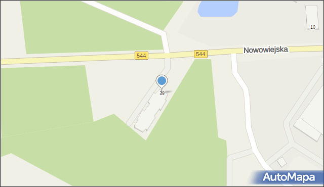 Kruki, Nowowiejska, 39, mapa Kruki