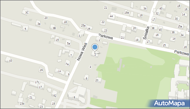 Krzeszowice, Nowa Wieś, 2, mapa Krzeszowice