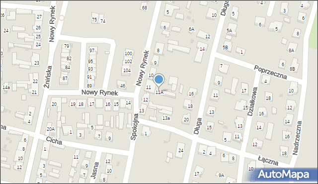 Łabiszyn, Nowy Rynek, 11A, mapa Łabiszyn