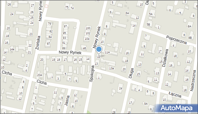 Łabiszyn, Nowy Rynek, 12, mapa Łabiszyn