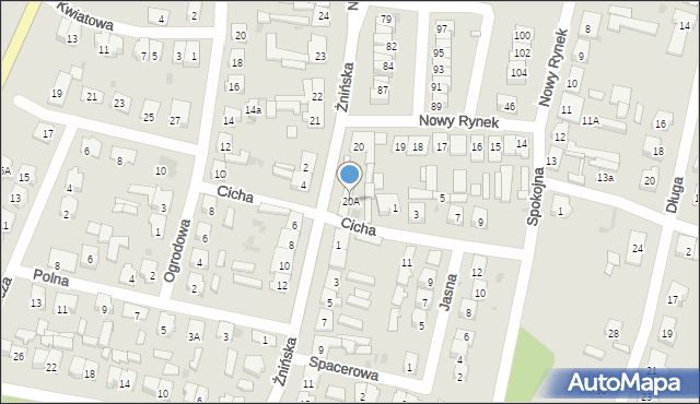 Łabiszyn, Nowy Rynek, 20A, mapa Łabiszyn