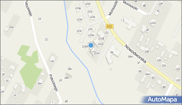 Łajski, Nowodworska, 101L, mapa Łajski