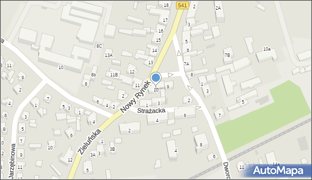 Lidzbark, Nowy Rynek, 10, mapa Lidzbark