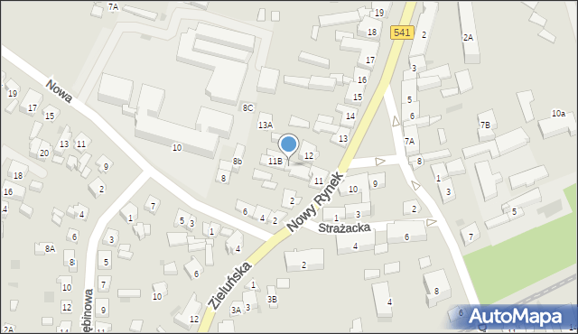 Lidzbark, Nowy Rynek, 11c, mapa Lidzbark