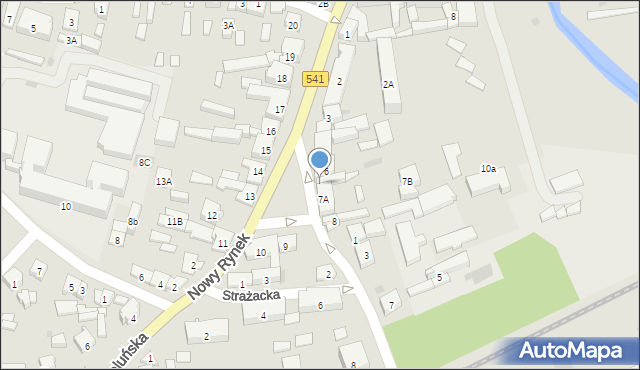 Lidzbark, Nowy Rynek, 7, mapa Lidzbark