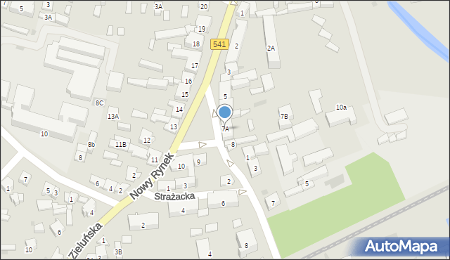 Lidzbark, Nowy Rynek, 7A, mapa Lidzbark