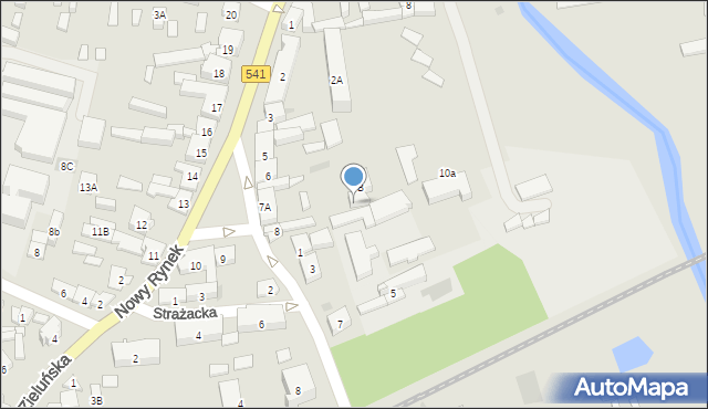 Lidzbark, Nowy Rynek, 8A, mapa Lidzbark