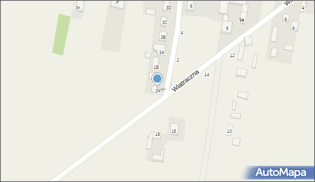 Lipce Reymontowskie, Nowickiej, 1A, mapa Lipce Reymontowskie