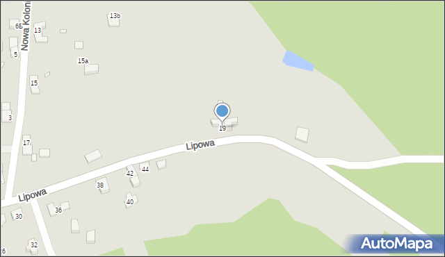 Lubawka, Nowa Kolonia, 19, mapa Lubawka