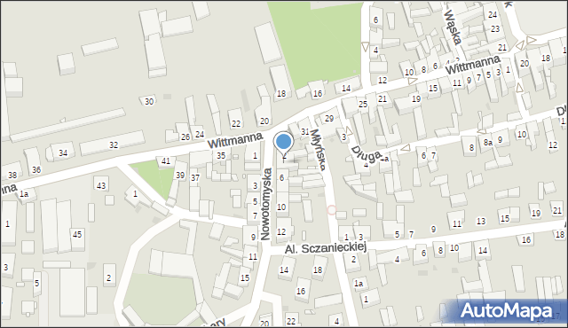 Lwówek, Nowotomyska, 4, mapa Lwówek