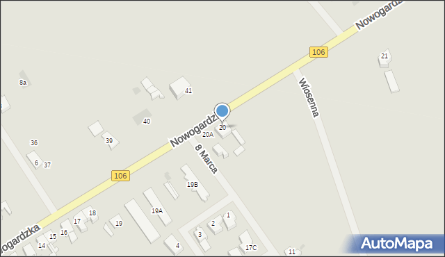 Maszewo, Nowogardzka, 20, mapa Maszewo