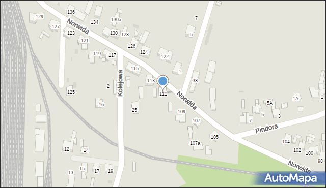 Miasteczko Śląskie, Norwida Cypriana Kamila, 111, mapa Miasteczko Śląskie