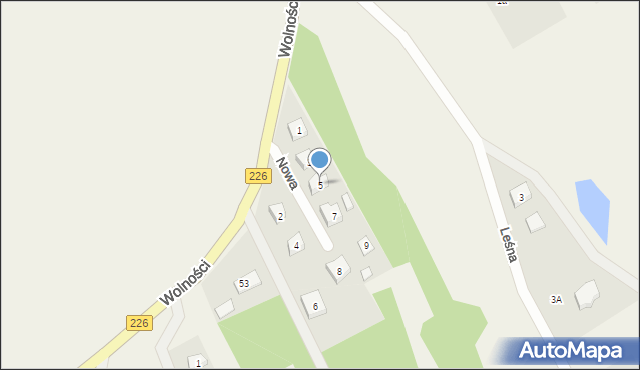 Mierzeszyn, Nowa, 5, mapa Mierzeszyn