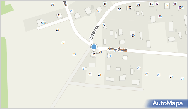 Milejczyce, Nowy Świat, 37, mapa Milejczyce