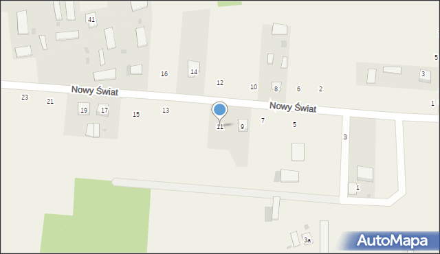 Milejczyce, Nowy Świat, 9a, mapa Milejczyce