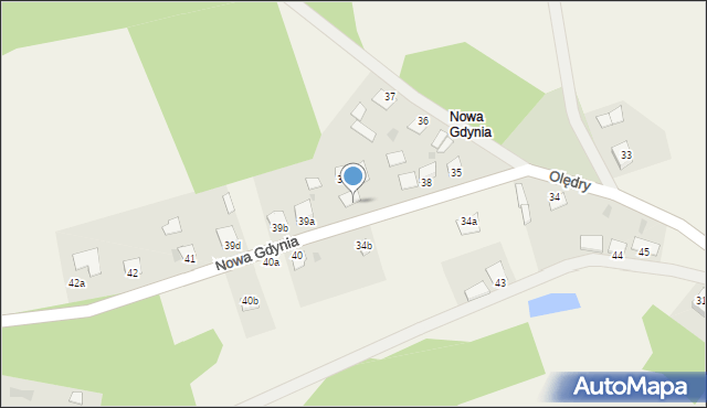 Minikowo, Nowa Gdynia, 39, mapa Minikowo