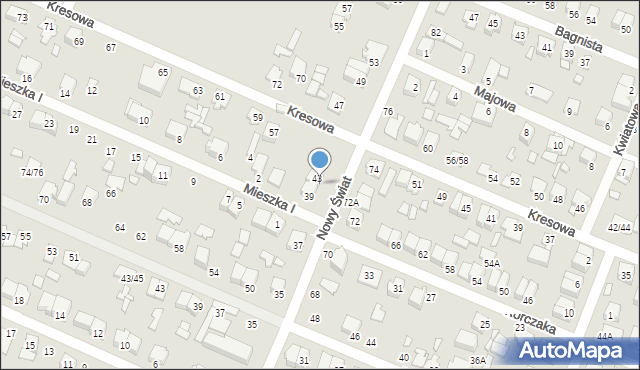 Mińsk Mazowiecki, Nowy Świat, 41, mapa Mińsk Mazowiecki