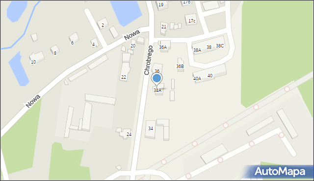 Modrzyca, Nowosolska, 34A, mapa Modrzyca
