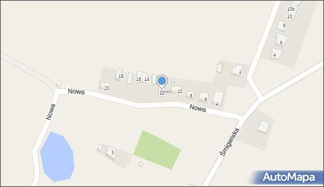 Morownica, Nowa, 12, mapa Morownica