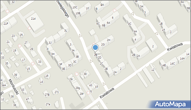 Mysłowice, Nowowiejskiego Feliksa, 2E, mapa Mysłowice