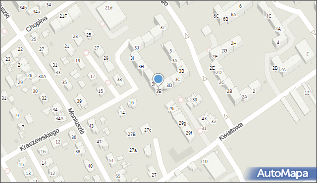 Mysłowice, Nowowiejskiego Feliksa, 3E, mapa Mysłowice