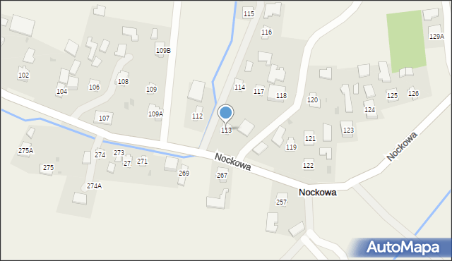 Nockowa, Nockowa, 113, mapa Nockowa