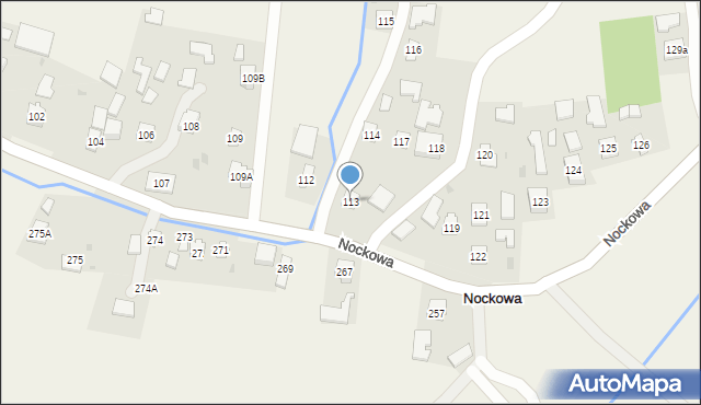 Nockowa, Nockowa, 113, mapa Nockowa