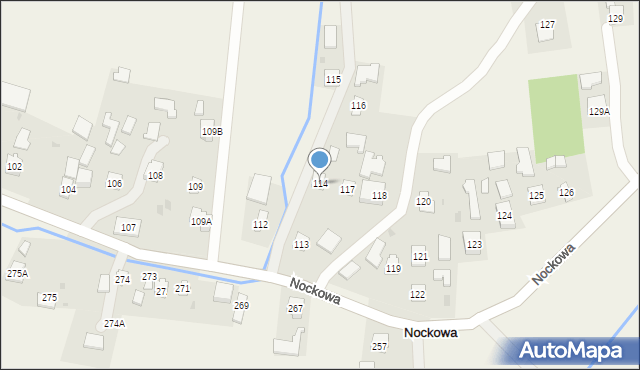 Nockowa, Nockowa, 114, mapa Nockowa