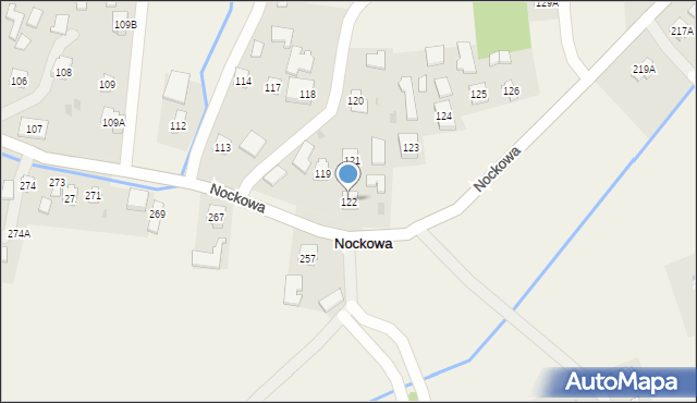 Nockowa, Nockowa, 122, mapa Nockowa