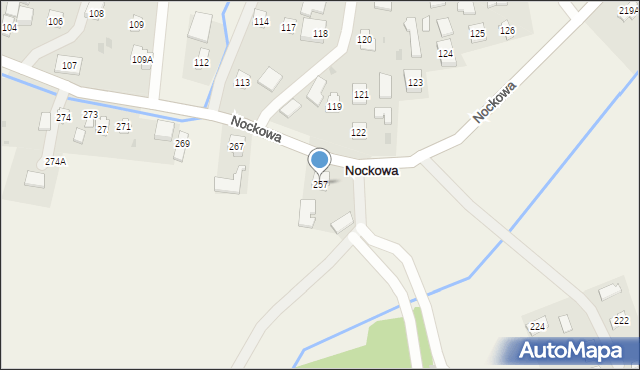 Nockowa, Nockowa, 257, mapa Nockowa