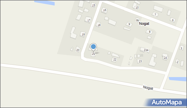 Nogat, Nogat, 21, mapa Nogat