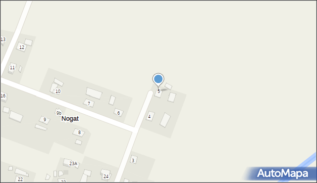 Nogat, Nogat, 5, mapa Nogat