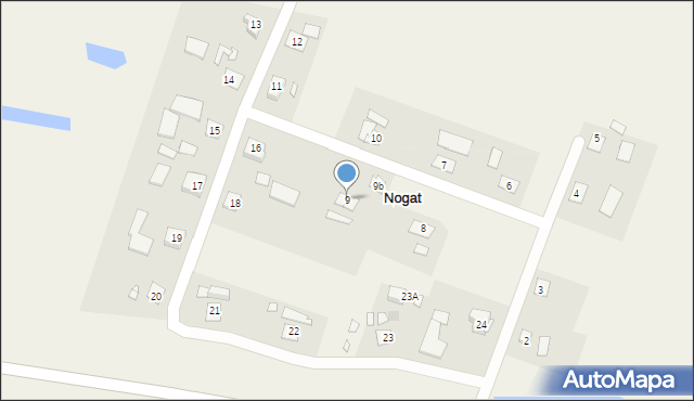 Nogat, Nogat, 9, mapa Nogat